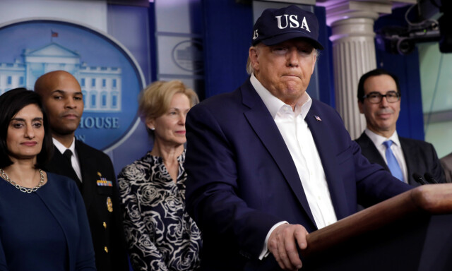 image: Donald Trump ikke smittet